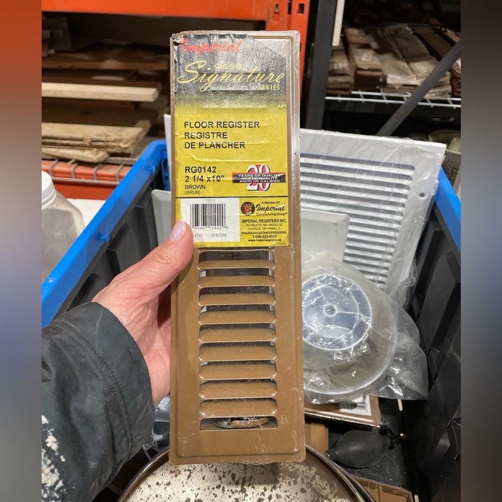 Floor Register - 2 1/4" x 10"